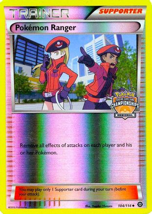 Pokemon Ranger - 104/114 (Regional Championships) 104 - League & Championship Cards Reverse Holofoil