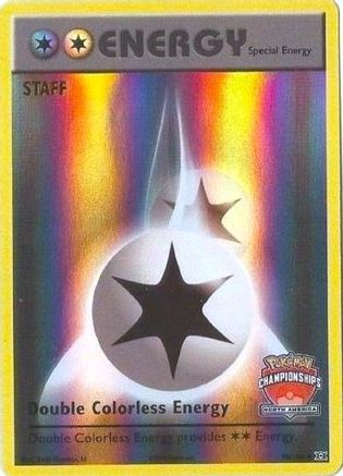 Double Colorless Energy - 90/108 (North America Championships) [Staff] 90 - League & Championship Cards Reverse Holofoil