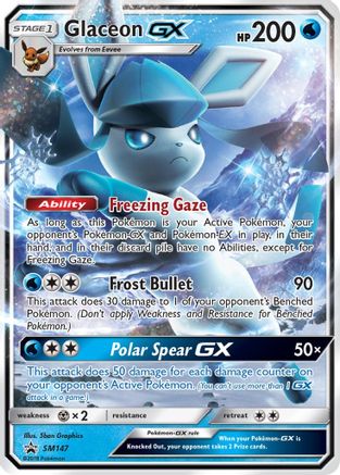 Glaceon-GX SM147/248 - SM Black Star Promos Holofoil
