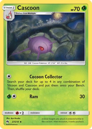 Cascoon 27/214 - SM  Lost Thunder