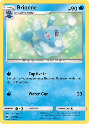 Brionne 66/214 - SM  Lost Thunder Reverse Holofoil
