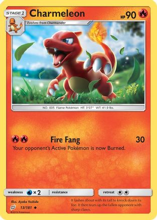 Charmeleon 13/181 - SM  Team Up Reverse Holofoil