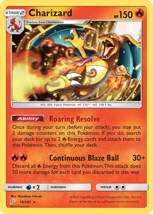 Charizard 14/181 - SM  Team Up