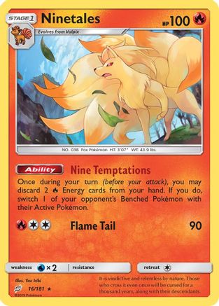 Ninetales 16/181 - Team Up