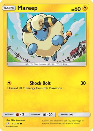 Mareep 41/181 - Team Up Reverse Holofoil