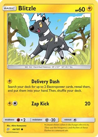 Blitzle 44/181 - SM  Team Up Reverse Holofoil