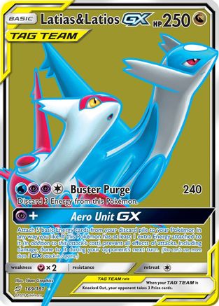 Latias & Latios-GX 169/181 - Team Up Holofoil
