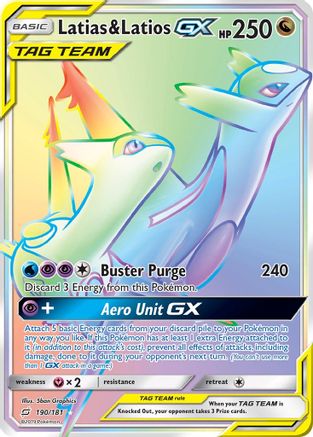 Latias & Latios-GX 190/181 - Team Up Holofoil