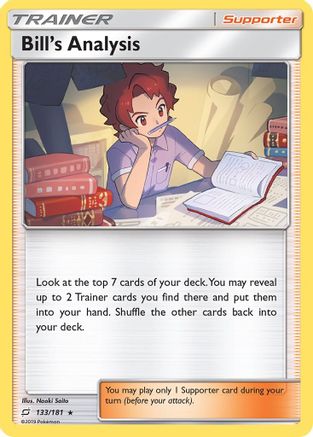 Bill's Analysis 133/181 - SM  Team Up Reverse Holofoil