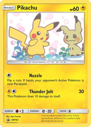 Pikachu SM162/248 - SM Black Star Promos Holofoil