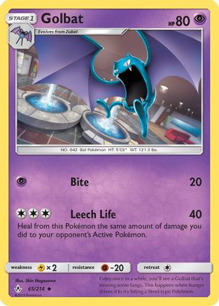 Golbat 65/214 - Unbroken Bonds