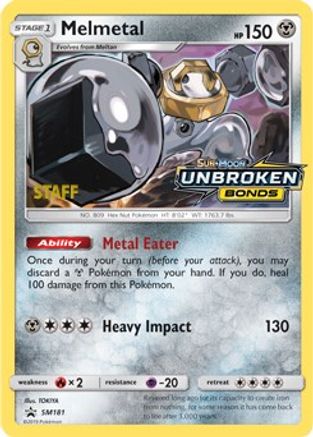 Melmetal - SM181 (Prerelease) [Staff] SM181 - SM Promos Holofoil
