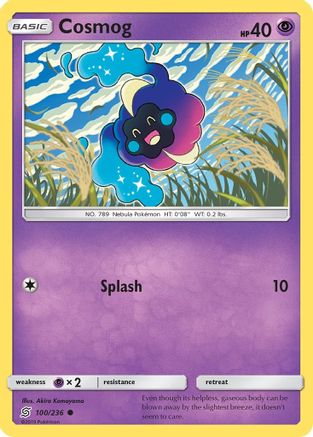 Cosmog 100/236 - SM  Unified Minds Reverse Holofoil