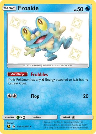 Froakie SV11/94 - Shiny Vault Holofoil