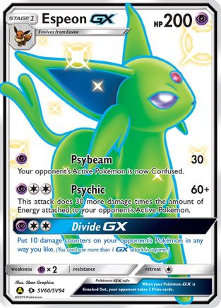 Espeon-GX SV60/94 - Shiny Vault Holofoil