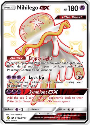 Nihilego-GX SV62/94 - Shiny Vault Holofoil
