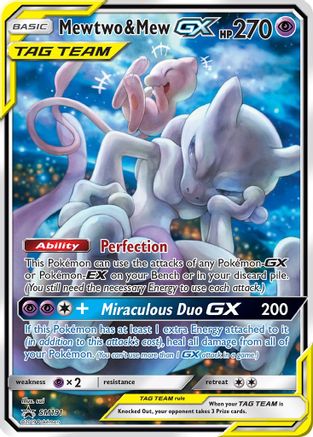 Mewtwo & Mew-GX SM191/248 - SM Black Star Promos Holofoil