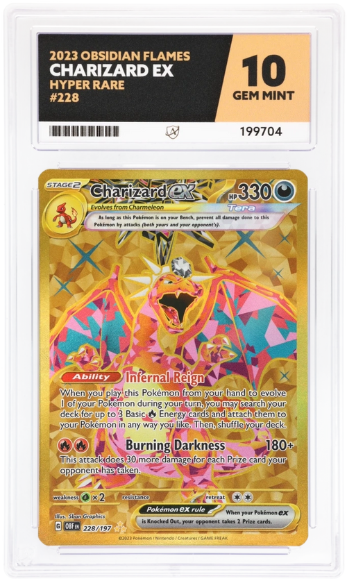 ACE 10 - Charizard ex - 228/197 - Obsidian Flames - Pokemon
