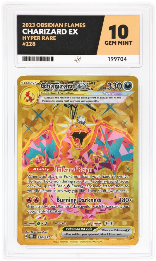 ACE 10 - Charizard ex - 228/197 - Obsidian Flames - Pokemon