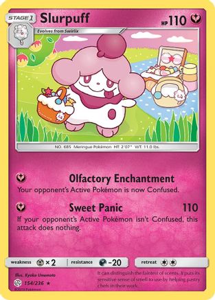 Slurpuff 154/236 - Cosmic Eclipse Reverse Holofoil