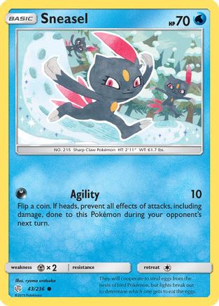 Sneasel 43/236 - Cosmic Eclipse