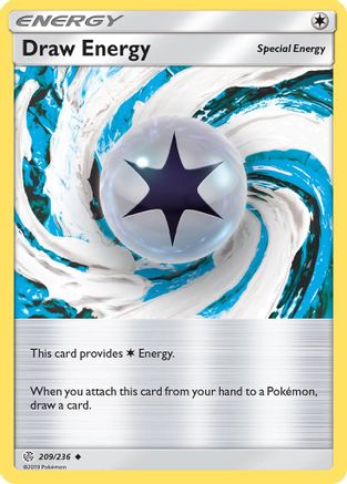 Draw Energy 209/236 - SM  Cosmic Eclipse Reverse Holofoil