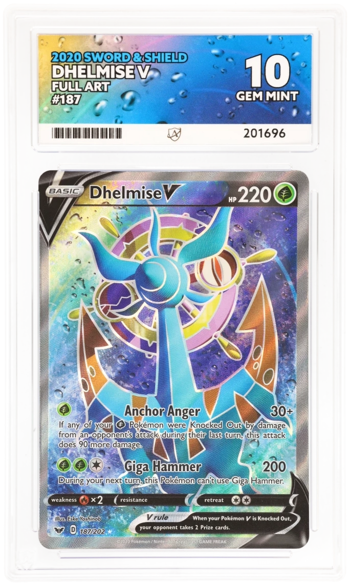 ACE 10 - Dhelmise V - 187/202 - Sword & Shield - Pokemon