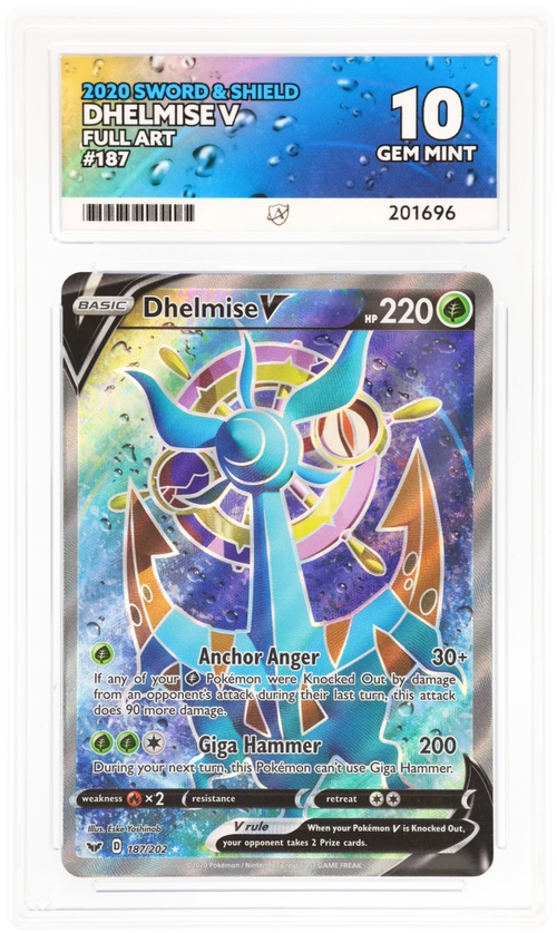 ACE 10 - Dhelmise V - 187/202 - Sword & Shield - Pokemon