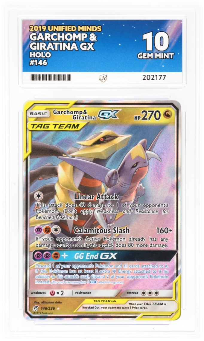 ACE 10 - Garchomp & Giratina GX - 146/236 - Unified Minds - Pokemon