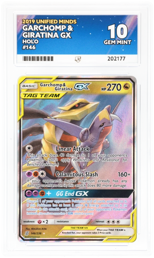 ACE 10 - Garchomp & Giratina GX - 146/236 - Unified Minds - Pokemon