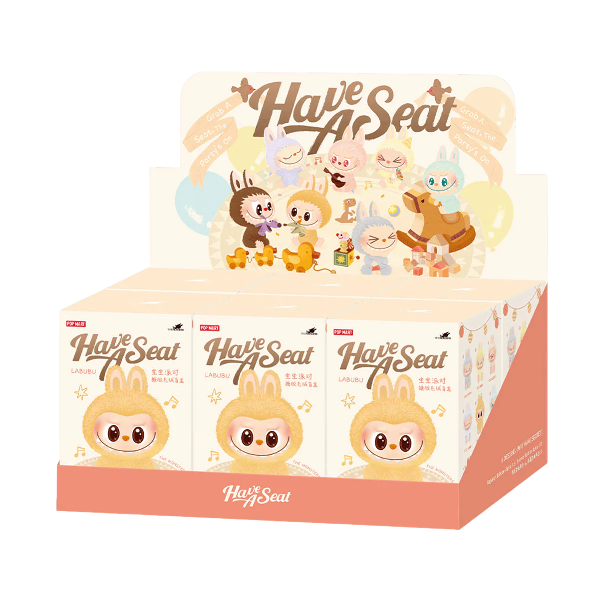 Pop Mart - THE MONSTERS - Have a Seat Vinyl Plush Blind Box