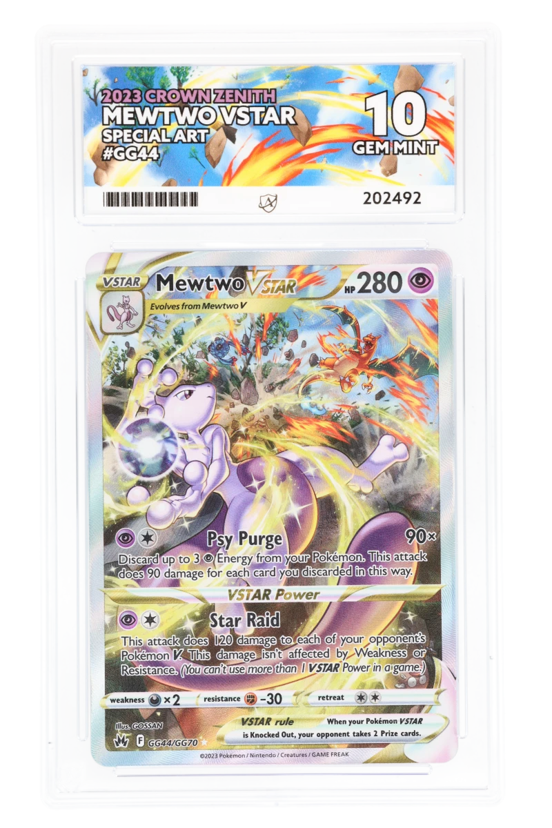 Mewtwo VStar GG44/GG70 - ACE 10 - Crown Zenith - 2023