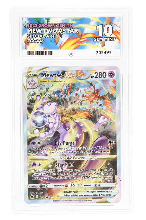 Mewtwo VStar GG44/GG70 - ACE 10 - Crown Zenith - 2023