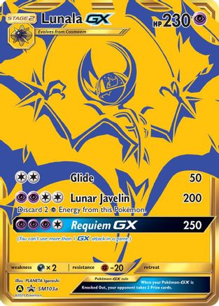 Lunala-GX SM103a/248 - SM Black Star Promos Holofoil