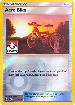 Acro Bike - 123a/168 (Pokemon League) 123a/168 - League & Championship Cards Reverse Holofoil