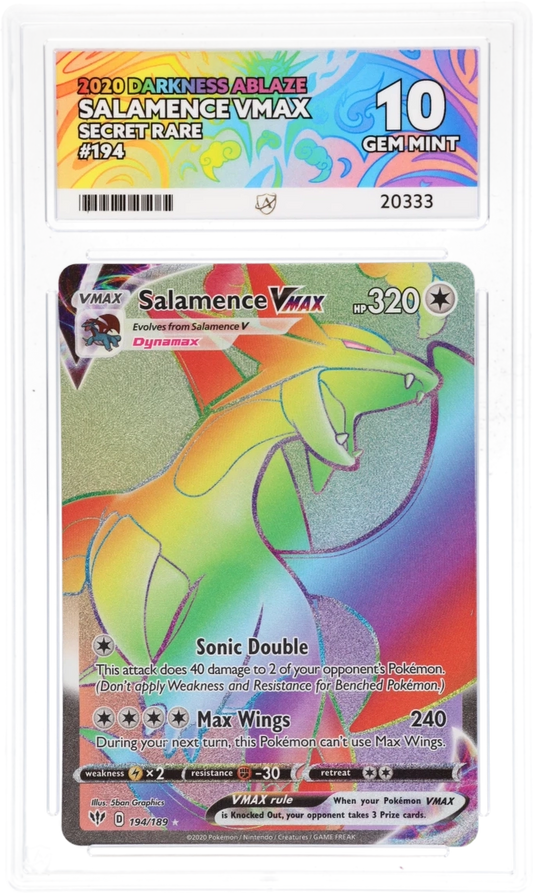 ACE 10 - Salamence VMAX - 194/189 - Darkness Ablaze - Pokemon