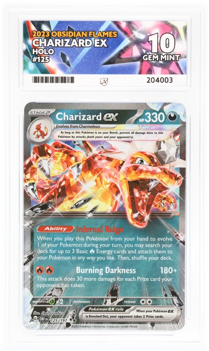 ACE 10 - Charizard ex - 125/197 - Obsidian Flames - Pokemon