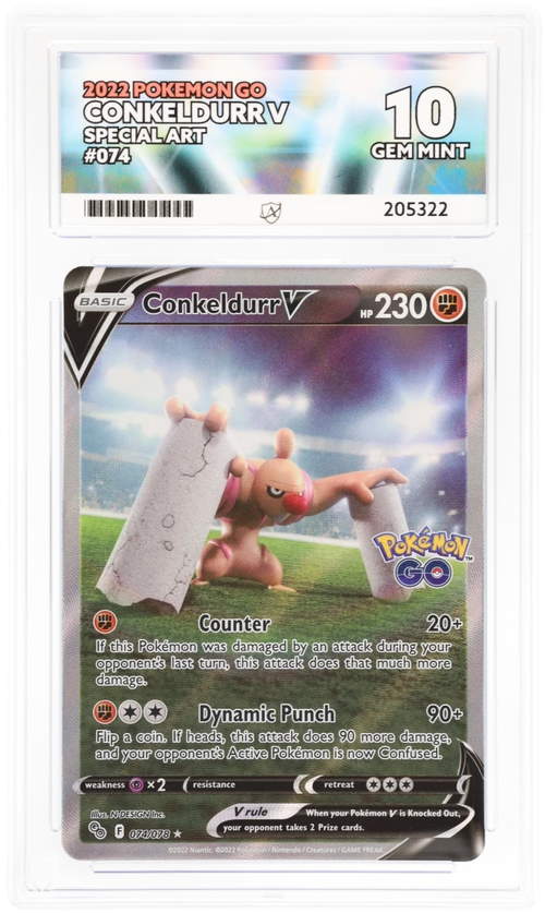 ACE 10 - Conkeldurr V - 074/078 - Pokemon GO - Pokemon