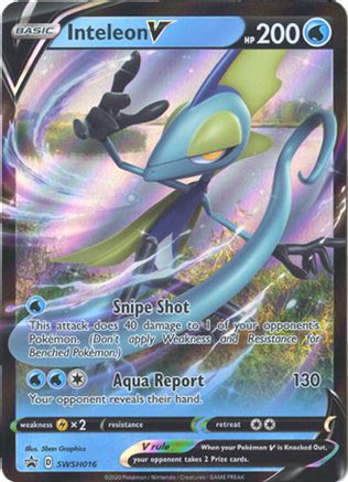 Inteleon V SWSH016/307 - SWSH Black Star Promos Holofoil