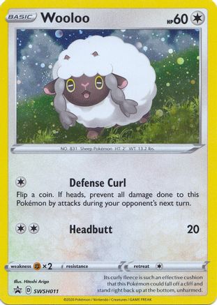 Wooloo - SWSH011 SWSH011/307 - SWSH Sword & Shield Promo Cards Holofoil