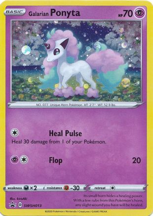 Galarian Ponyta SWSH013/307 - SWSH Black Star Promos Holofoil