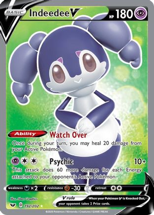 Indeedee V 192/202 - Sword & Shield Holofoil