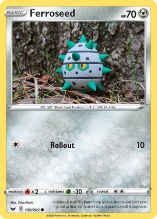 Ferroseed 130/202 - Sword & Shield