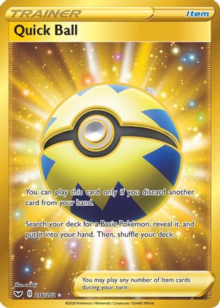 Quick Ball 216/202 - Sword & Shield Holofoil