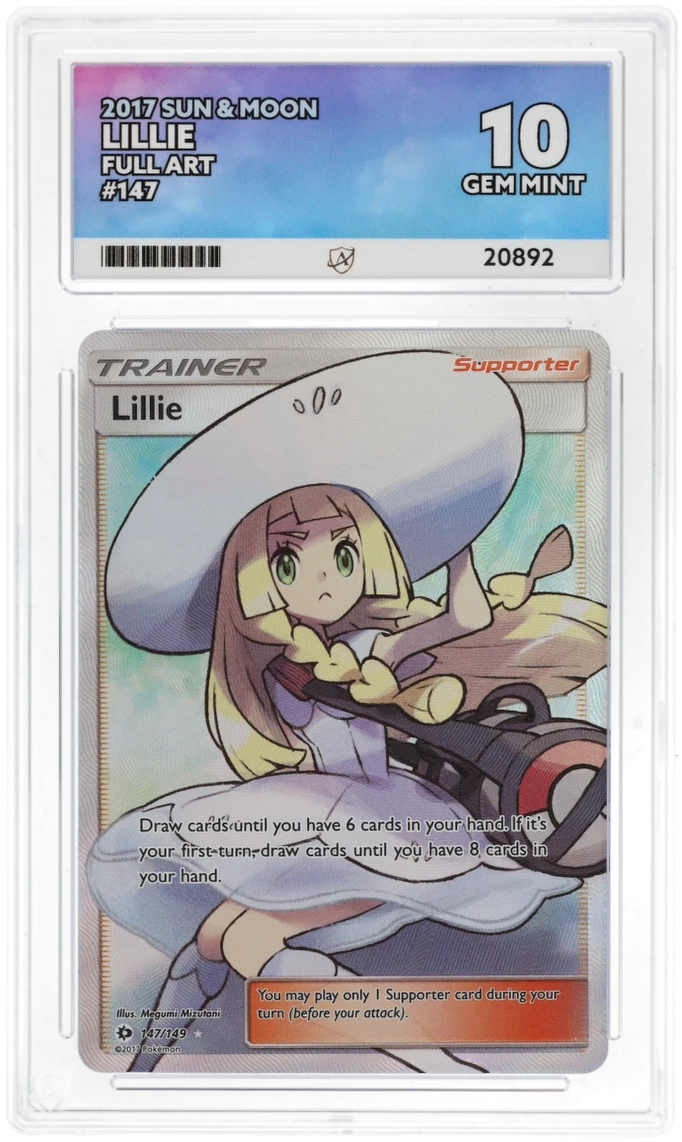 ACE 10 - Lillie - 147/149 - Sun & Moon - Pokemon