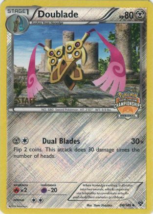 Doublade - 84/146 (Regional Championships) [Staff] 84 - League & Championship Cards Reverse Holofoil