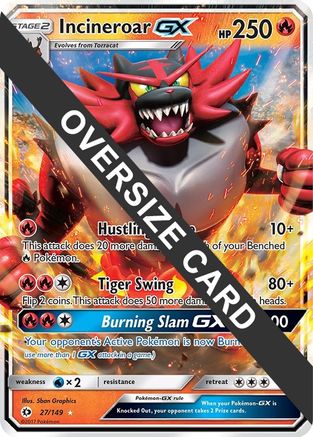 Incineroar GX - 27/149 27 - Jumbo Cards Holofoil