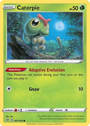 Caterpie 1/192 - SWSH02 Rebel Clash