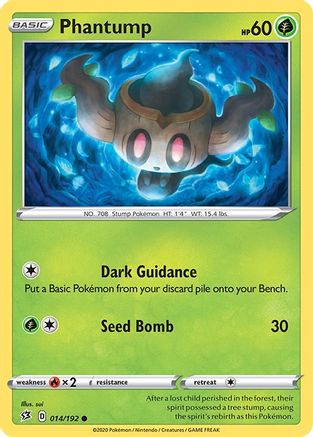 Phantump 14/192 - Rebel Clash Reverse Holofoil