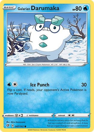 Galarian Darumaka 47/192 - Rebel Clash